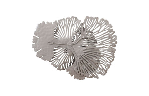 Phillips Collection Flower Wall Art - Intricate Floral Design For Stunning Home Décor, Perfect For Any Space Gray Metal Th107119
