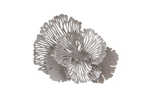 Phillips Collection Flower Wall Art - Intricate Floral Design For Stunning Home Décor, Perfect For Any Space Gray Metal Th107119
