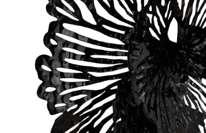 Phillips Collection Flower Wall Art - Intricate Floral Design For Stunning Home Décor, Perfect For Any Space Black Metal Th107120