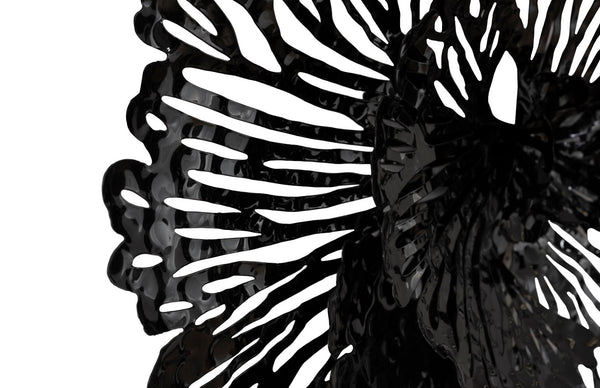 Phillips Collection Flower Wall Art - Intricate Floral Design For Stunning Home Décor, Perfect For Any Space Black Metal Th107120