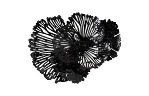 Phillips Collection Flower Wall Art - Intricate Floral Design For Stunning Home Décor, Perfect For Any Space Black Metal Th107120