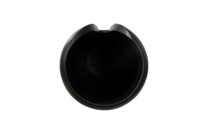 Phillips Collection Interval Wood Vase - Hand-carved Mango Design With Chic Black Finish For Modern Home Decor Accent Black Wood ,Mango Th107163