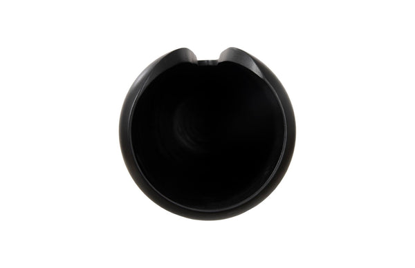 Phillips Collection Interval Wood Vase - Hand-carved Mango Design With Chic Black Finish For Modern Home Decor Accent Black Wood ,Mango Th107163