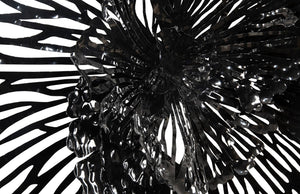 Phillips Collection Flower Wall Art - Intricate Floral Design For Stunning Home Décor, Perfect For Any Space Black Metal Th108319