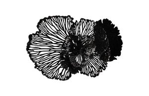 Phillips Collection Flower Wall Art - Intricate Floral Design For Stunning Home Décor, Perfect For Any Space Black Metal Th108319