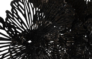 Phillips Collection Flower Wall Art - Intricate Floral Design For Stunning Home Décor, Perfect For Any Space Black Metal Th108320