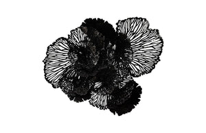 Phillips Collection Flower Wall Art - Intricate Floral Design For Stunning Home Décor, Perfect For Any Space Black Metal Th108320
