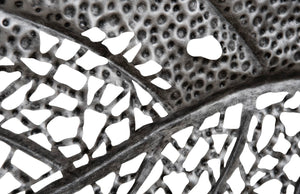 Phillips Collection Birch Leaf Wall Art - Exquisite Copper Design For Elegant Home Décor With Depth And Texture Silver Metal Th108525