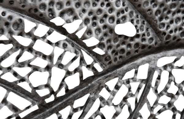 Phillips Collection Birch Leaf Wall Art - Exquisite Copper Design For Elegant Home Décor With Depth And Texture Silver Metal Th108525