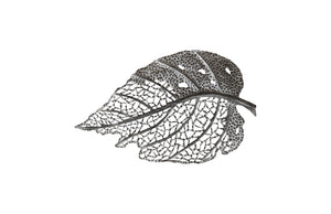 Phillips Collection Birch Leaf Wall Art - Exquisite Copper Design For Elegant Home Décor With Depth And Texture Silver Metal Th108525