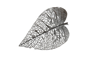 Phillips Collection Birch Leaf Wall Art - Exquisite Copper Design For Elegant Home Décor With Depth And Texture Silver Metal Th108526