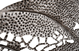 Phillips Collection Birch Leaf Wall Art - Exquisite Copper Design For Elegant Home Décor With Depth And Texture Silver Metal Th108527