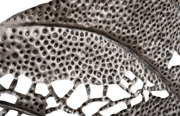 Phillips Collection Birch Leaf Wall Art - Exquisite Copper Design For Elegant Home Décor With Depth And Texture Silver Metal Th108527