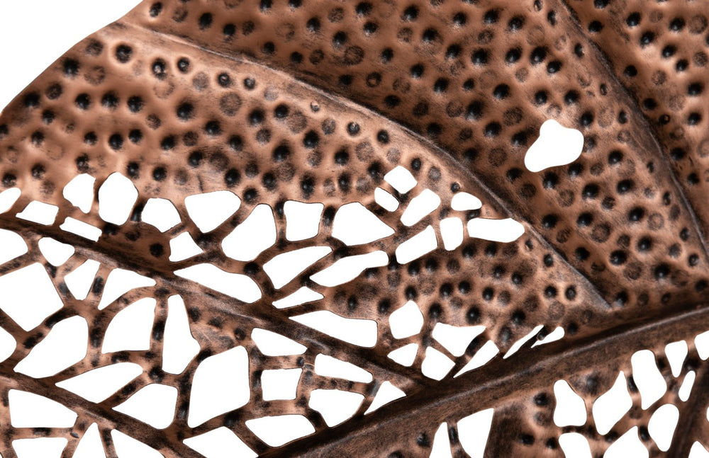 Phillips Collection Birch Leaf Wall Art Sculpture in Copper – Hand-Crafted Elegance for Modern Home Décor Display TH108528