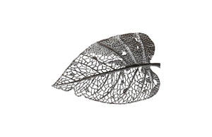 Phillips Collection Birch Leaf Wall Art - Exquisite Copper Design For Elegant Home Décor With Depth And Texture Silver Metal Th108530