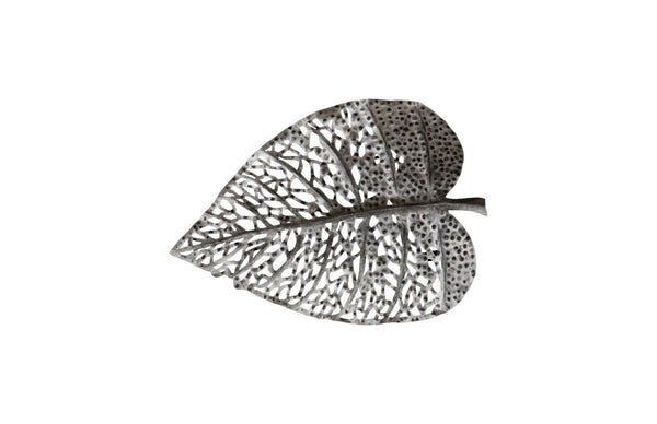Phillips Collection Birch Leaf Wall Art - Exquisite Copper Design For Elegant Home Décor With Depth And Texture Silver Metal Th108531