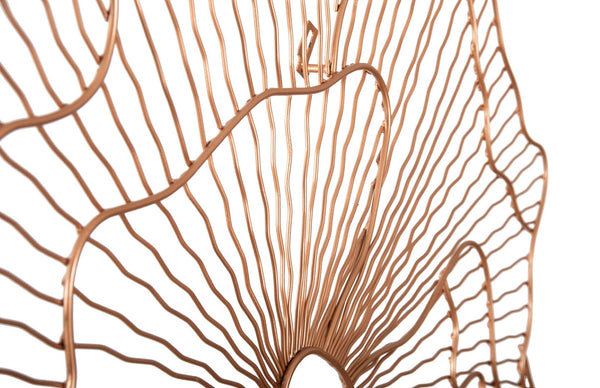 Phillips Collection Poppy Flower Wall Art Sculpture – Contemporary Organic Design To Elevate Your Home Décor Today! Brown Metal Th108863