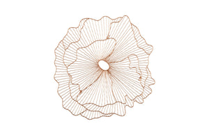 Phillips Collection Poppy Flower Wall Art Sculpture – Contemporary Organic Design To Elevate Your Home Décor Today! Brown Metal Th108863