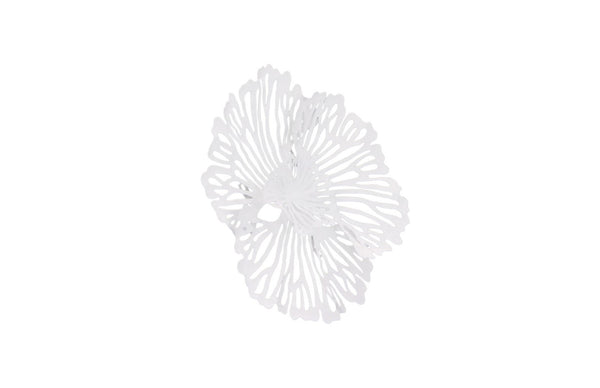 Phillips Collection Flower Wall Art - Intricate Floral Design For Stunning Home Décor, Perfect For Any Space White Metal Th109685