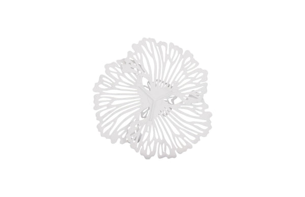 Phillips Collection Flower Wall Art - Intricate Floral Design For Stunning Home Décor, Perfect For Any Space White Metal Th109685