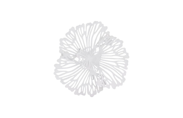 Phillips Collection Flower Wall Art - Intricate Floral Design For Stunning Home Décor, Perfect For Any Space White Metal Th109685