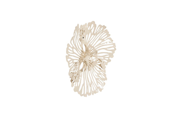 Phillips Collection Flower Wall Art - Intricate Floral Design For Stunning Home Décor, Perfect For Any Space Off White Metal Th109686