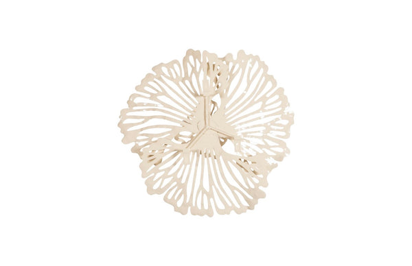 Phillips Collection Flower Wall Art - Intricate Floral Design For Stunning Home Décor, Perfect For Any Space Off White Metal Th109686