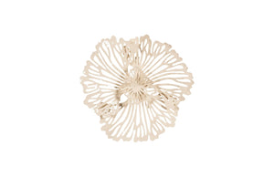 Phillips Collection Flower Wall Art - Intricate Floral Design For Stunning Home Décor, Perfect For Any Space Off White Metal Th109686