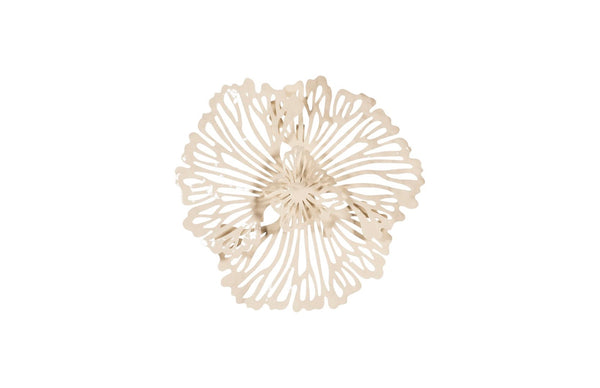 Phillips Collection Flower Wall Art - Intricate Floral Design For Stunning Home Décor, Perfect For Any Space Off White Metal Th109686
