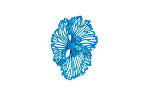 Phillips Collection Flower Wall Art - Intricate Floral Design For Stunning Home Décor, Perfect For Any Space Blue Metal Th109687