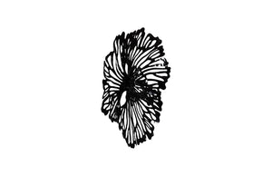 Phillips Collection Flower Wall Art - Intricate Floral Design For Stunning Home Décor, Perfect For Any Space Black Metal Th109690