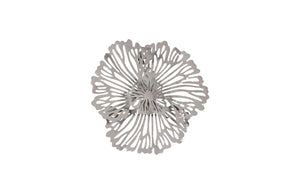 Phillips Collection Flower Wall Art - Intricate Floral Design For Stunning Home Décor, Perfect For Any Space Gray Metal Th109691