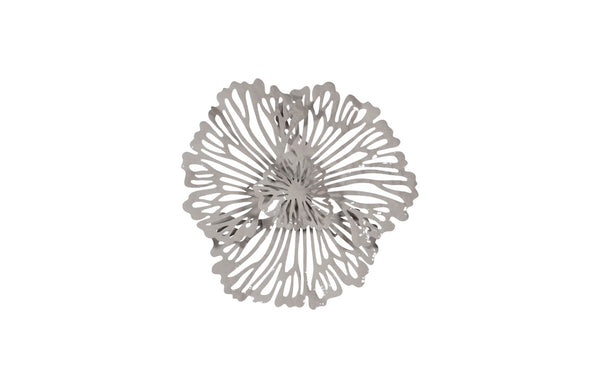Phillips Collection Flower Wall Art - Intricate Floral Design For Stunning Home Décor, Perfect For Any Space Gray Metal Th109691