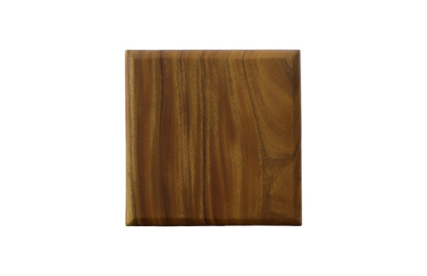 Phillips Collection Trapezium Side Table - Sleek Black Base With Captivating Design For Any Interior Style Or Space Brown,Black Wood ,Chamcha Wood Th109885