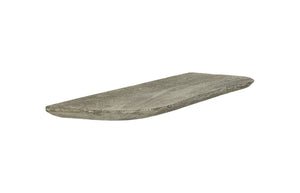 Phillips Collection Floating Wall Shelf - Modern Minimalist Design with Rounded Live-Edge for Elegant Home Decor Display Gray Stone, Large TH110338