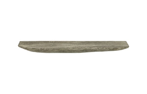 Phillips Collection Floating Wall Shelf - Modern Minimalist Design with Rounded Live-Edge for Elegant Home Decor Display Gray Stone, Large TH110338
