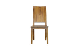 Phillips Collection Origins Reclaimed Chamcha Wood Dining Chair with Artisan Butterfly Joinery Detail TH110599