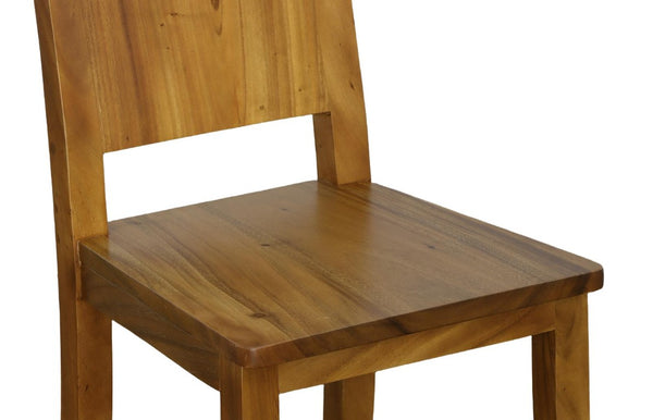 Phillips Collection Origins Reclaimed Chamcha Wood Dining Chair with Artisan Butterfly Joinery Detail TH110599