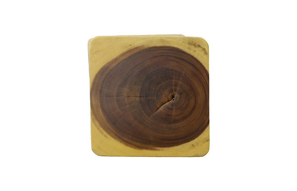 Phillips Collection Twist Pedestal - Exquisite Chamcha Wood Sculpture With Spiraling Design For Elegant Interiors Brown Wood ,Chamcha Wood Th110604