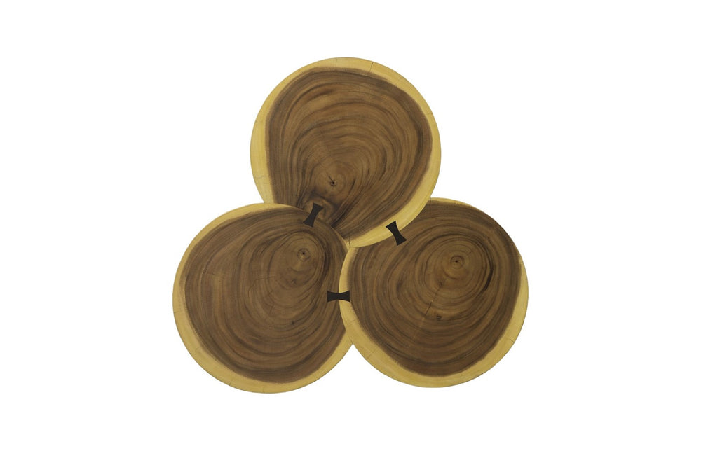 Phillips Collection Marley Natural Bar Table, Chic Chamcha Wood Design With Scalloped Top For Modern Spaces Brown Wood ,Chamcha Wood Th112227