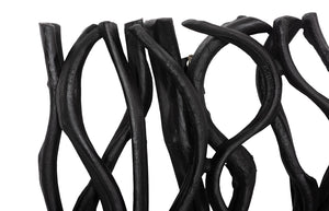 Phillips Collection Vine Wall Tile – Handcrafted Natural Artistry From Renewable Resources To Enhance Your Home Décor Black Wood Th112230