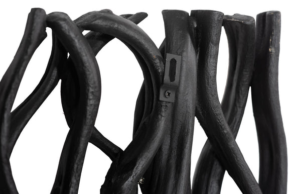 Phillips Collection Vine Wall Tile – Handcrafted Natural Artistry From Renewable Resources To Enhance Your Home Décor Black Wood Th112230