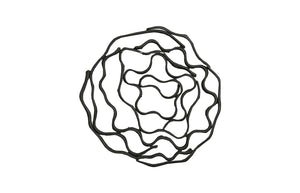 Phillips Collection Vine Wall Flower - Modern Organic Decorative Art For Stylish Home Décor And Gallery Walls Black Wood Th112231