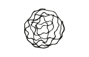 Phillips Collection Vine Wall Flower - Modern Organic Decorative Art For Stylish Home Décor And Gallery Walls Black Wood Th112231