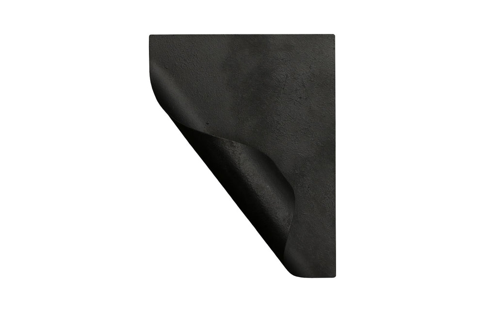 Phillips Collection Pages Antique Black Wall Tiles - Hand-Sculpted Iron for Modern Elegance & Textured Visual Interest TH112233