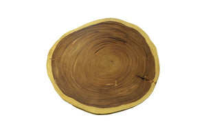 Phillips Collection Floating Large Natural Coffee Table With Iron Legs - Modern Organic Design, Unique Woodgrain Beauty Brown Wood ,Chamcha Wood Th113103