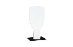 Phillips Collection Cycladic Head Sculpture - Timeless Aegean Elegance with Minimalist Design for Modern Interiors White, Small TH113564
