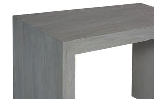 Phillips Collection Waterfall Console Table - Weathered Gray Suar Wood Design With Contemporary Style And Texture Gray Wood ,Suar Th114948