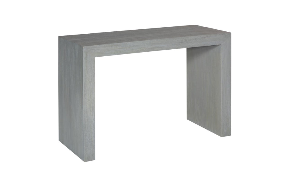 Phillips Collection Waterfall Console Table - Weathered Gray Suar Wood Design With Contemporary Style And Texture Gray Wood ,Suar Th114948