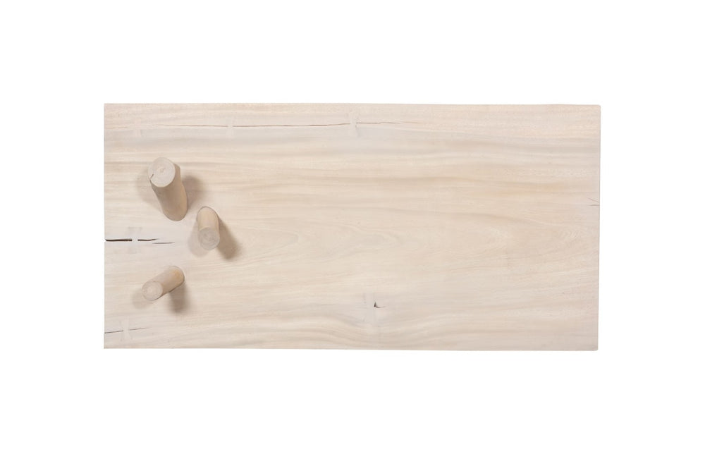 Phillips Collection Branch Waterfall Coffee Table – Bleached Chamcha Wood Design For Modern Natural Aesthetic Elegance Off White Wood ,Chamcha Wood Th115344